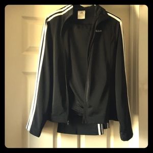 Adidas Black and White Tracksuit